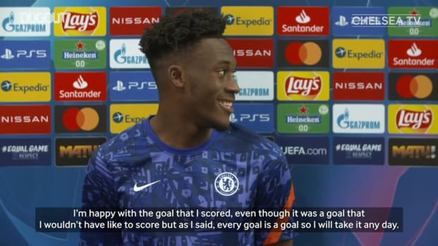 Hudson-Odoi delight at first Champions League goal